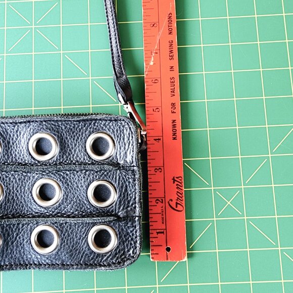 Kelsi Dagger Black Leather Crossbody Bag - Picture 11 of 11